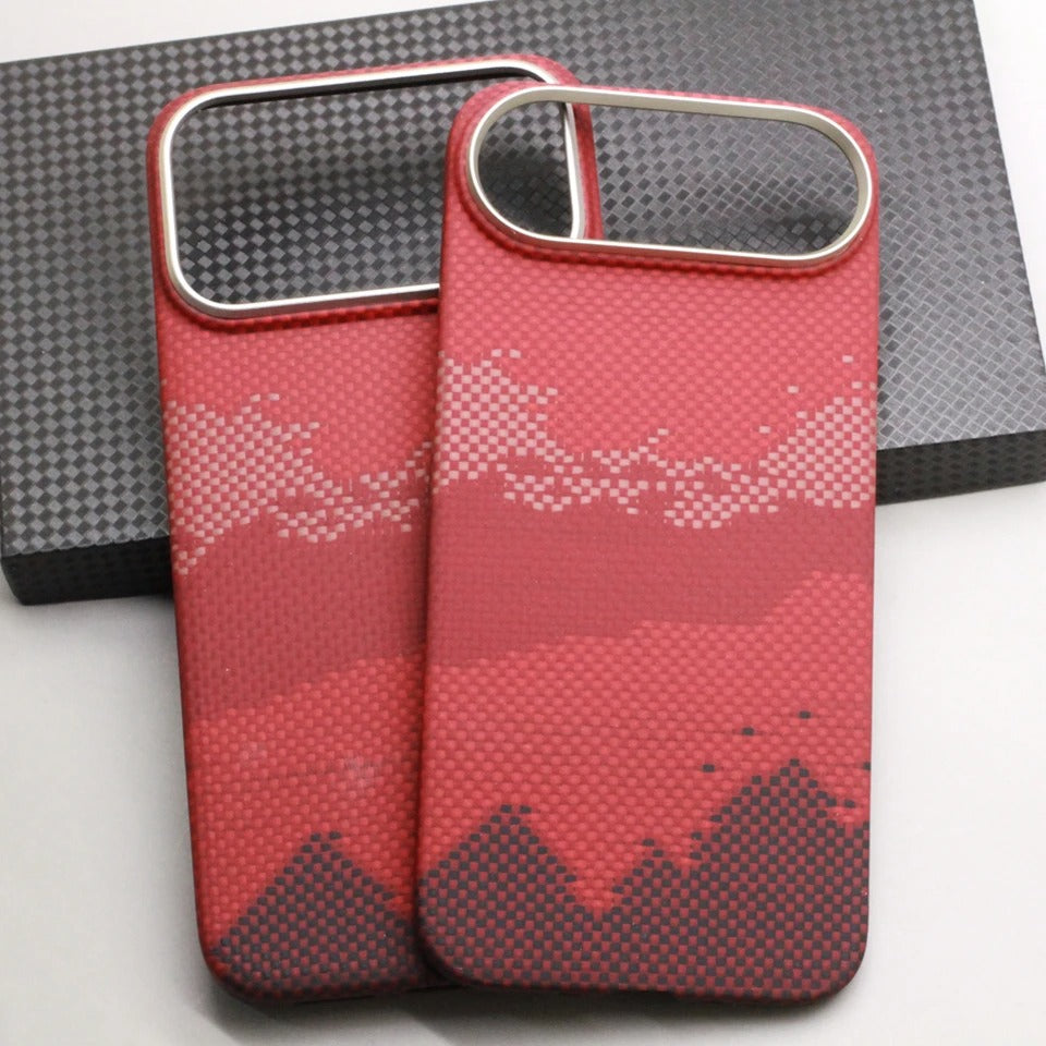 Elite iPhone Case — MagSafe Aramid Carbon Fiber Magnetic Cover with Slim Tough Protection, Anti-Fingerprint Non-Slip Design