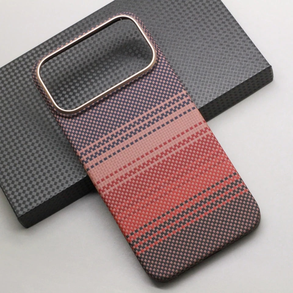 Elite iPhone Case — MagSafe Aramid Carbon Fiber Magnetic Cover with Slim Tough Protection, Anti-Fingerprint Non-Slip Design