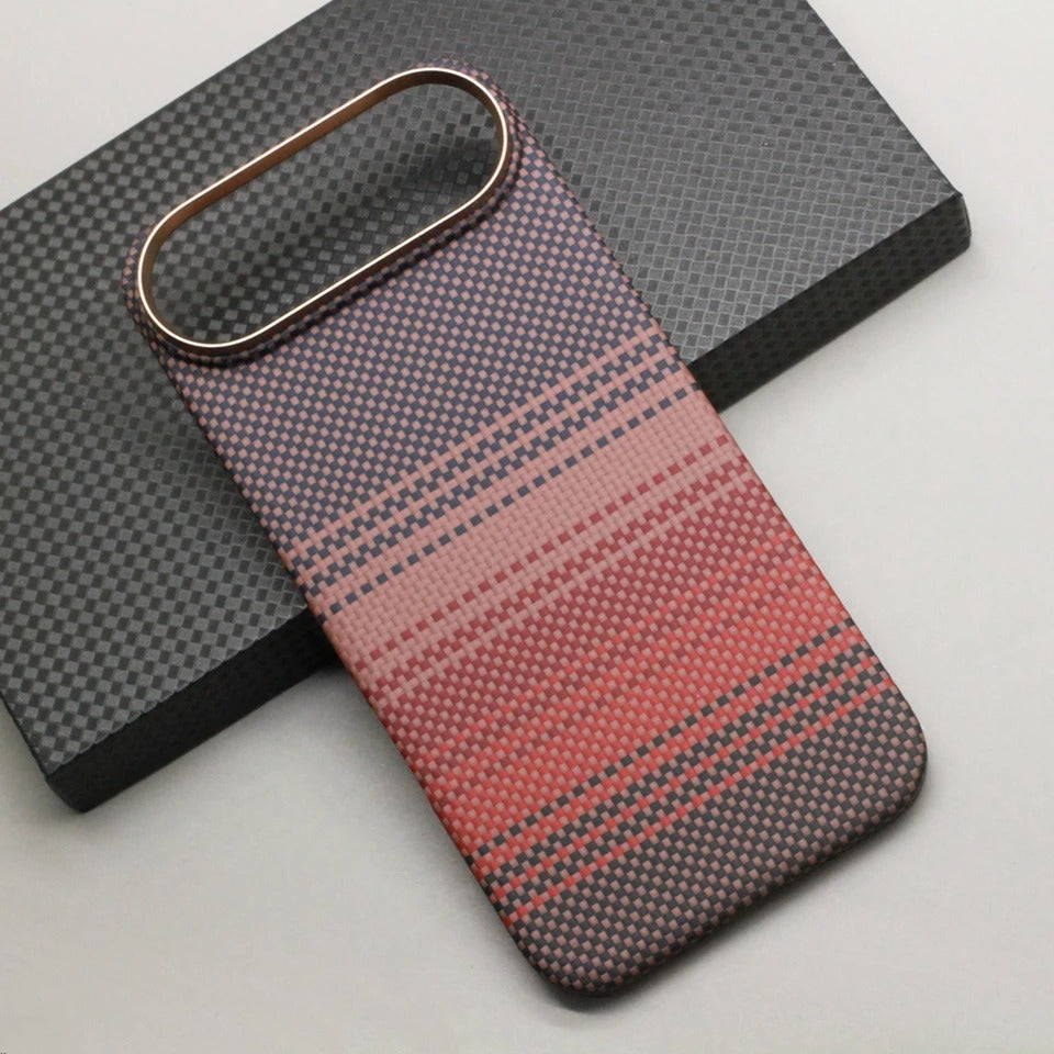 Elite iPhone Case — MagSafe Aramid Carbon Fiber Magnetic Cover with Slim Tough Protection, Anti-Fingerprint Non-Slip Design