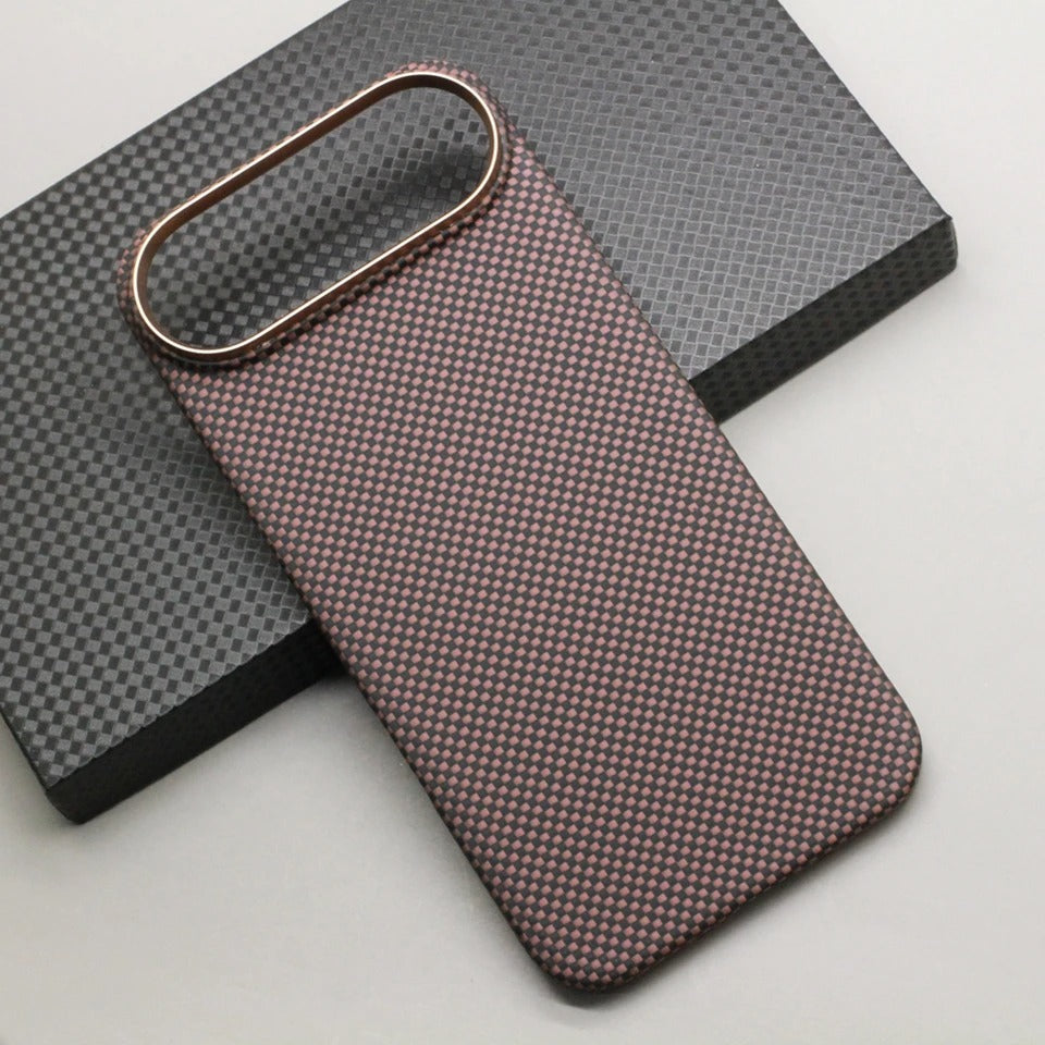 Elite iPhone Case — MagSafe Aramid Carbon Fiber Magnetic Cover with Slim Tough Protection, Anti-Fingerprint Non-Slip Design