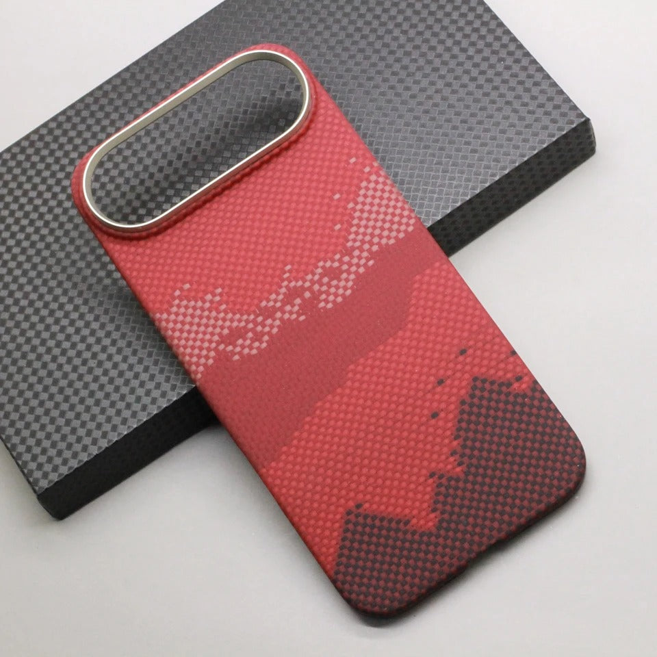 Elite iPhone Case — MagSafe Aramid Carbon Fiber Magnetic Cover with Slim Tough Protection, Anti-Fingerprint Non-Slip Design