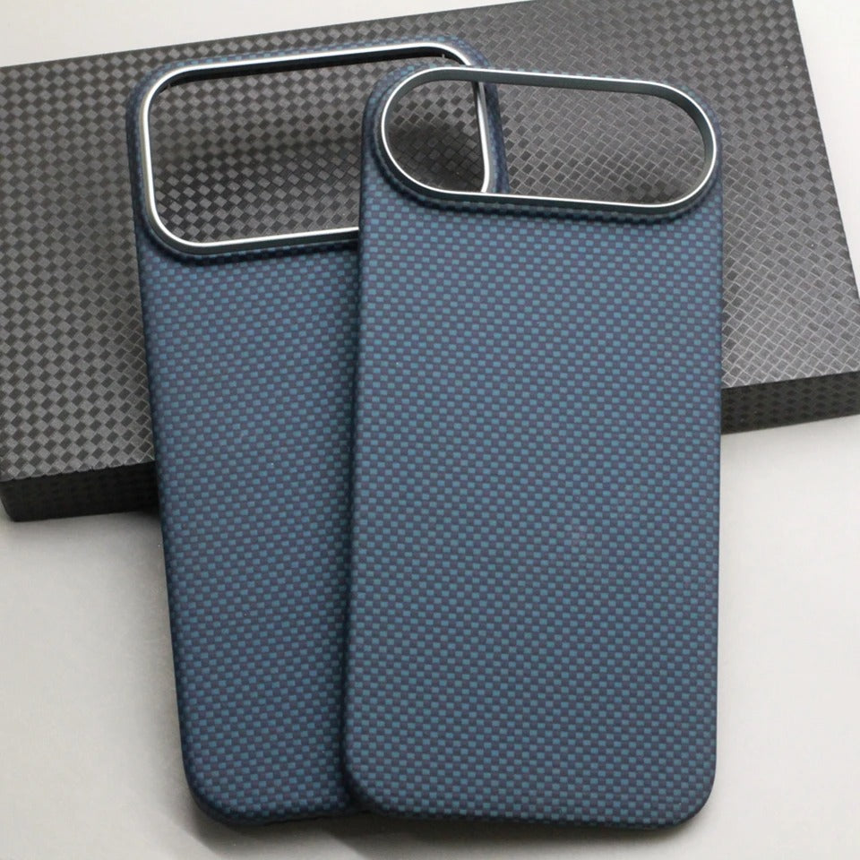 Elite iPhone Case — MagSafe Aramid Carbon Fiber Magnetic Cover with Slim Tough Protection, Anti-Fingerprint Non-Slip Design