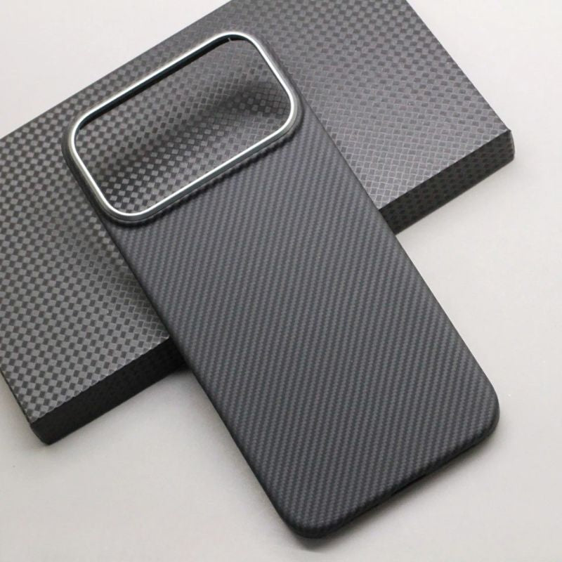 Elite iPhone Case — MagSafe Aramid Carbon Fiber Magnetic Cover with Slim Tough Protection, Anti-Fingerprint Non-Slip Design