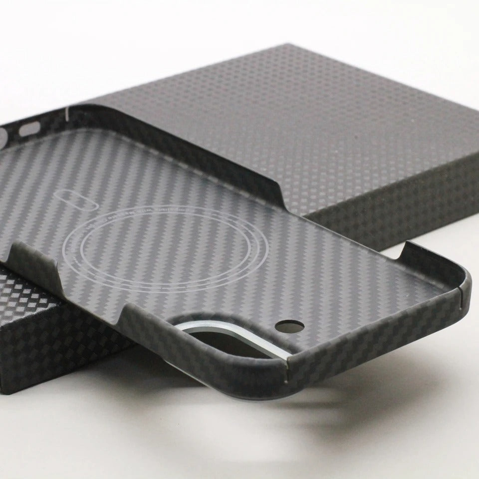 Elite iPhone Case — MagSafe Aramid Carbon Fiber Magnetic Cover with Slim Tough Protection, Anti-Fingerprint Non-Slip Design