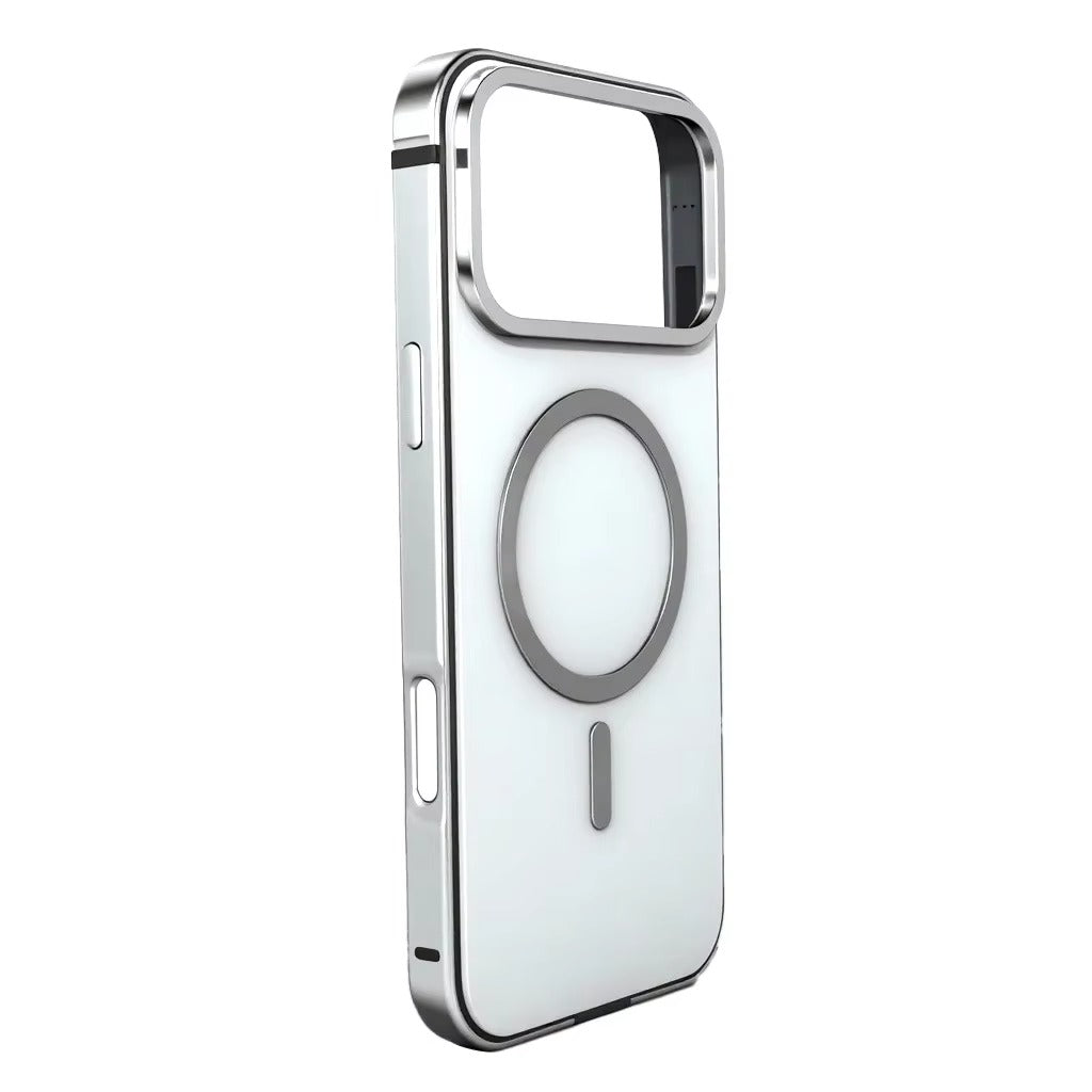 Elite iPhone Case — MagSafe Magnetic Metal-Frame Protective Cover with Aluminum Alloy Anti-Drop Design and High-End Shock-Resistant Build
