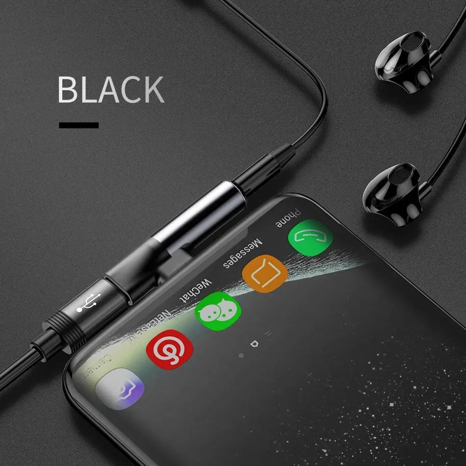 High-Quality USB-C Audio Adapter with 3.5mm AUX Jack, Clear Sound Performance & Portable Plug-and-Play Design