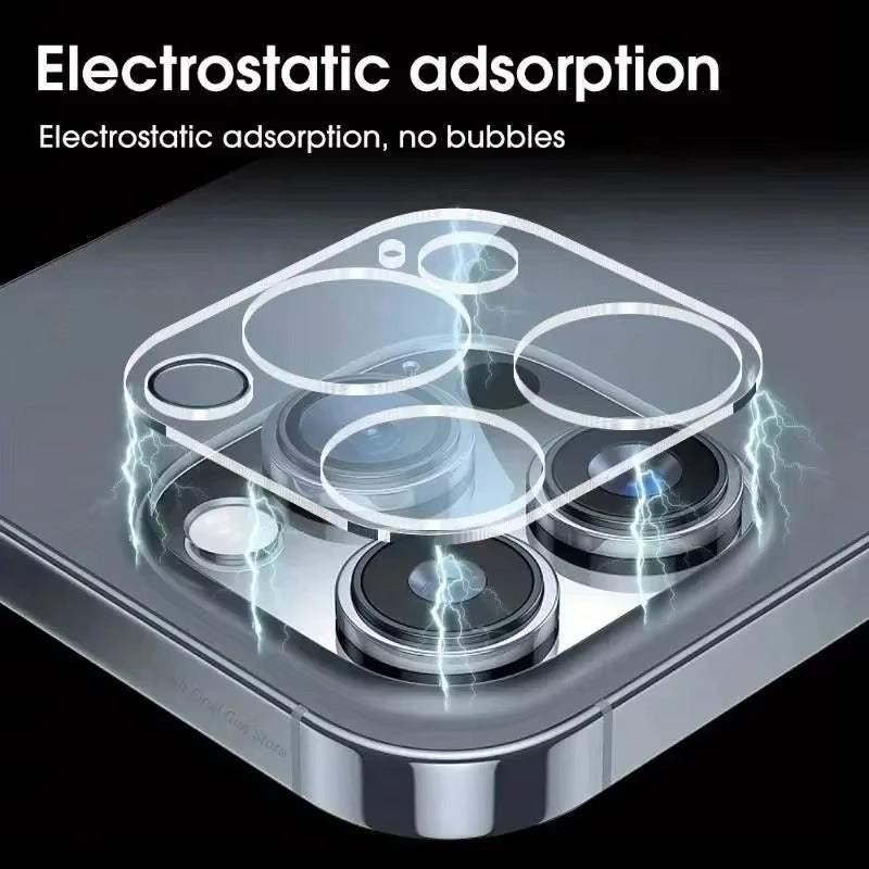 High-Quality iPhone Camera Lens Film Protector, Clear Tempered Glass Coverage with Scratch Resistance, Shatter Protection & Precision Fit