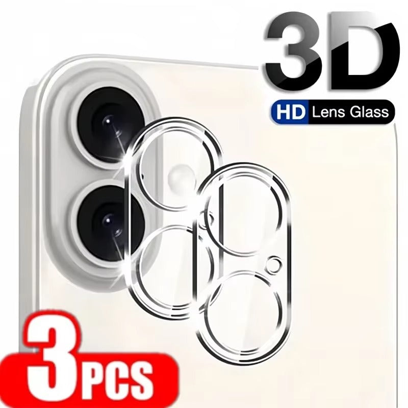 High-Quality iPhone Camera Lens Film Protector, Clear Tempered Glass Coverage with Scratch Resistance, Shatter Protection & Precision Fit