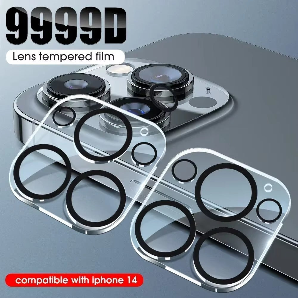 High-Quality iPhone HD Camera Lens Glass Protector, Clear Tempered Glass Film with Full Coverage, Scratch Resistance & Shatter Protection
