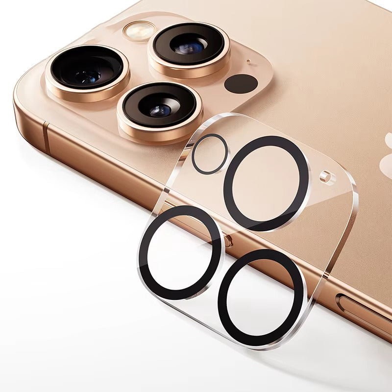High-Quality iPhone HD Camera Lens Protector, Tempered Glass with Full Coverage, Scratch Resistance, High Light Transmission & Shatter Protection