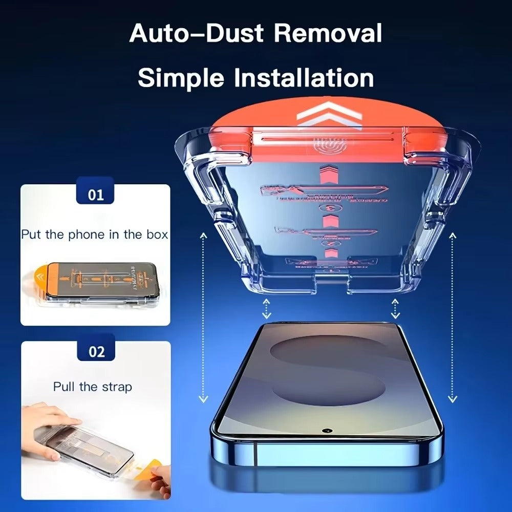 High-Quality iPhone HD Tempered Glass Screen Protector – Clear Front Protection, Anti-Fingerprint, Anti-Scratch & Shatter-Resistant Glass