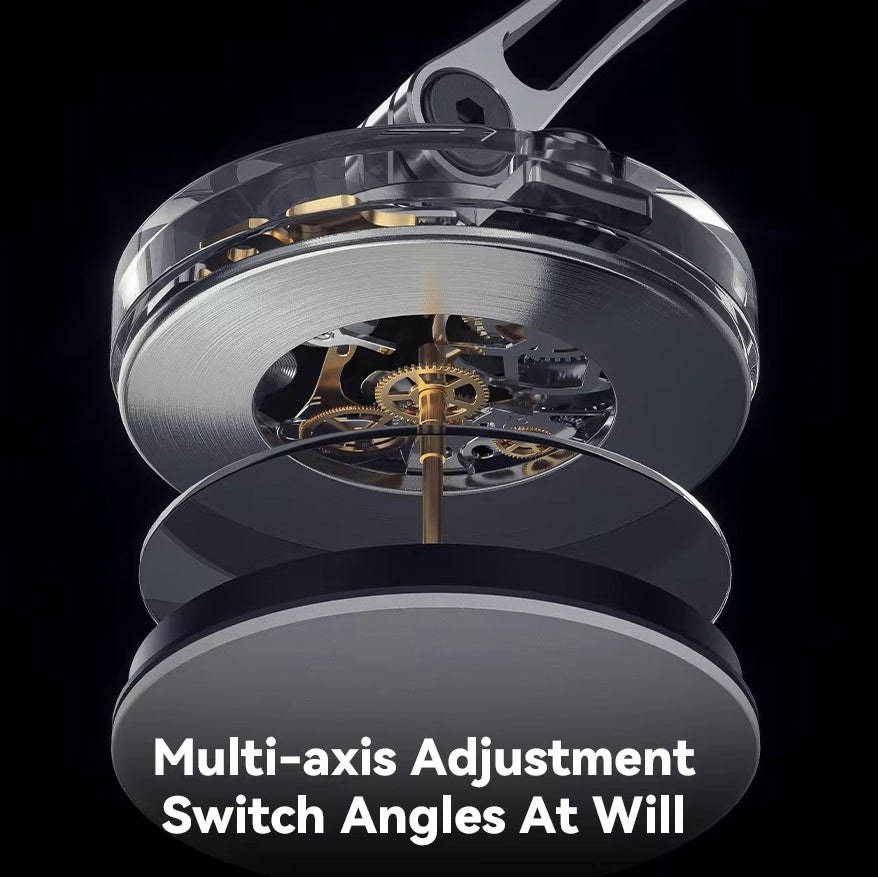 High-Quality iPhone MagSafe Magnetic Car Phone Holder, 15W Wireless Charging Mount with Multi-Axis Adjustment & Strong Magnetic Grip