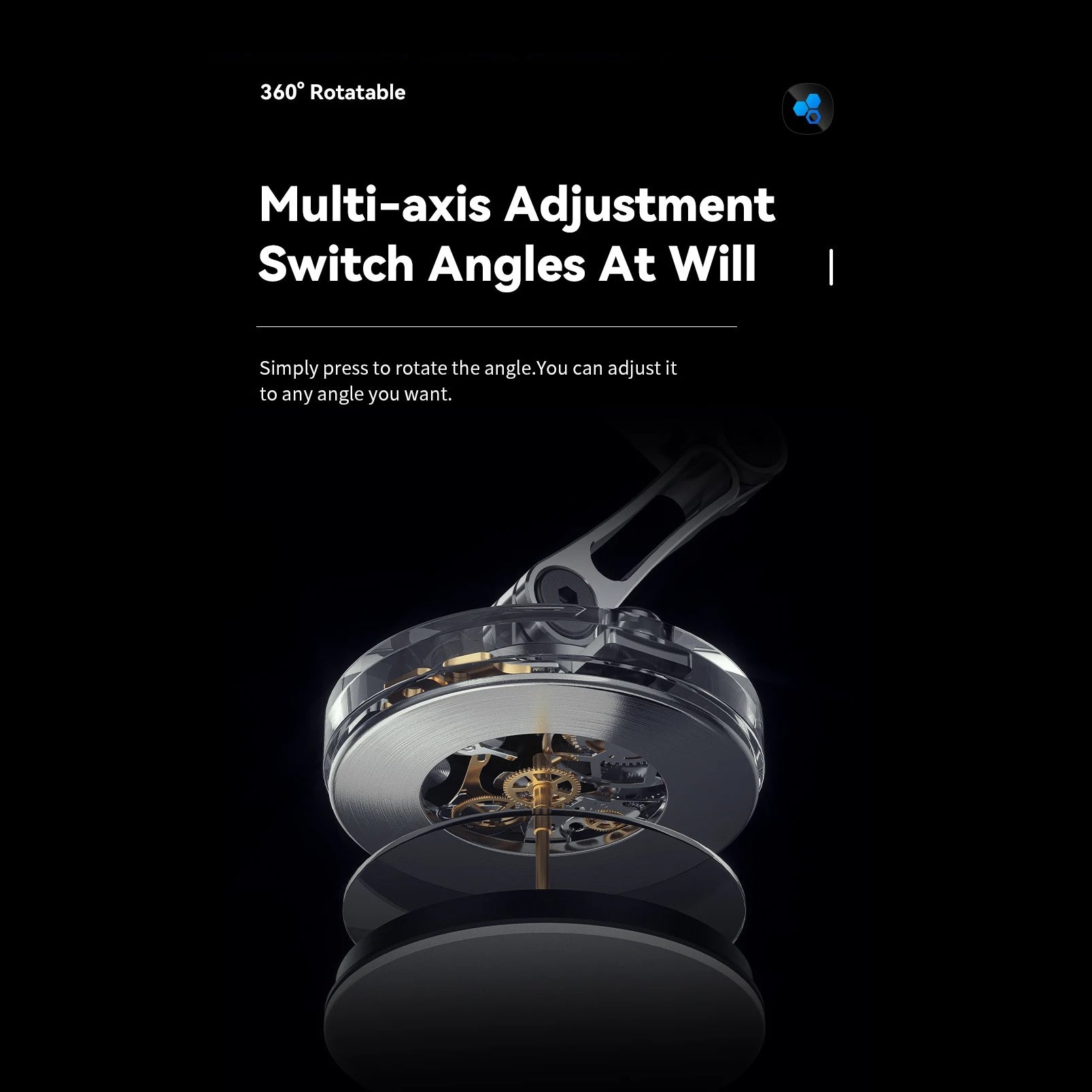 High-Quality iPhone MagSafe Magnetic Car Phone Holder, 15W Wireless Charging Mount with Multi-Axis Adjustment & Strong Magnetic Grip