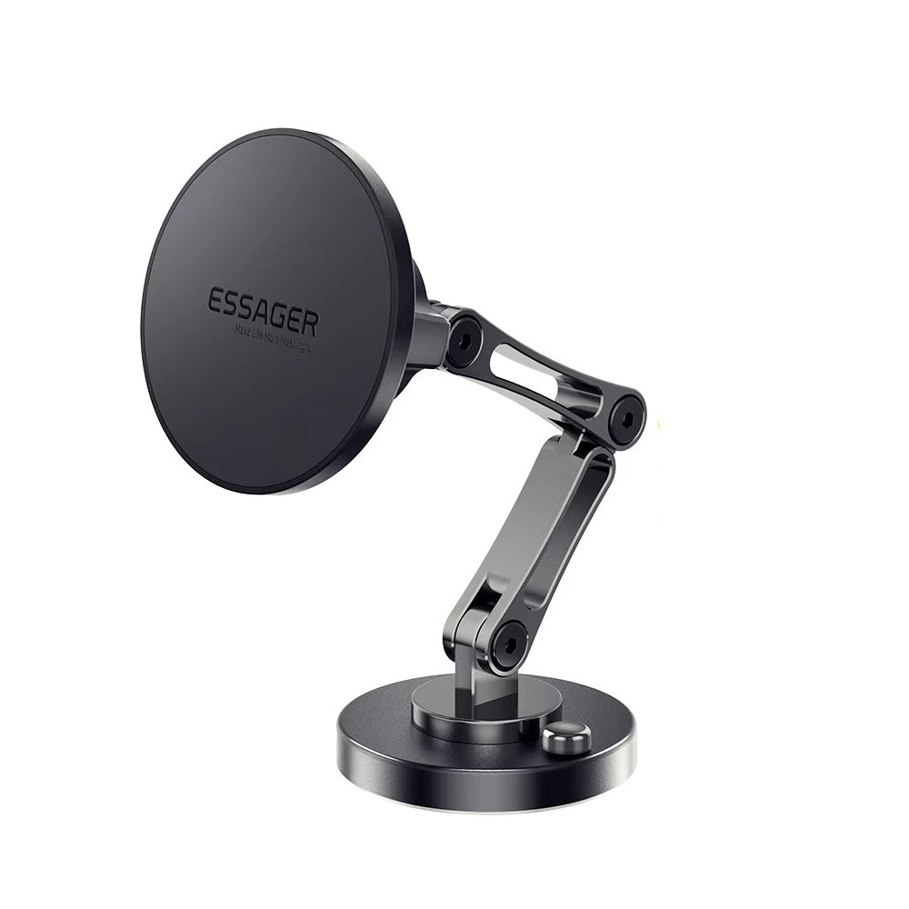 High-Quality iPhone MagSafe Magnetic Car Phone Holder, 15W Wireless Charging Mount with Multi-Axis Adjustment & Strong Magnetic Grip