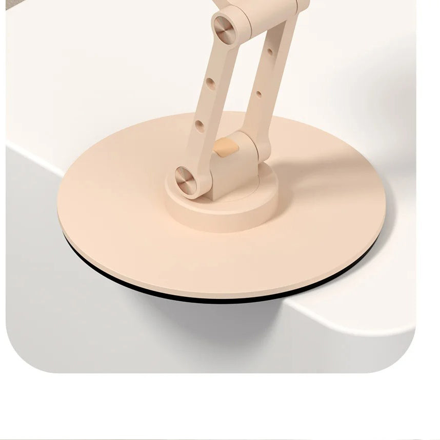 High-Quality iPhone MagSafe Magnetic Desk Phone Stand, 360° Rotating Aluminum Holder with Height Adjustment & Foldable Stable Base