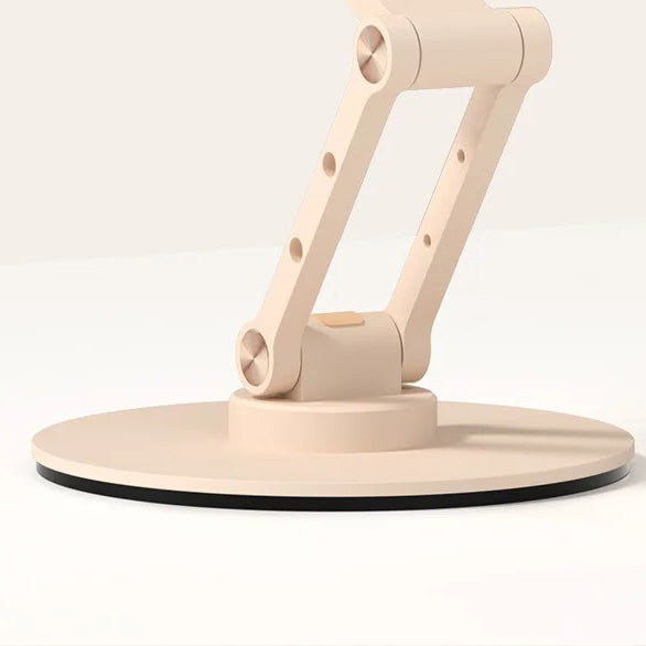 High-Quality iPhone MagSafe Magnetic Desk Phone Stand, 360° Rotating Aluminum Holder with Height Adjustment & Foldable Stable Base