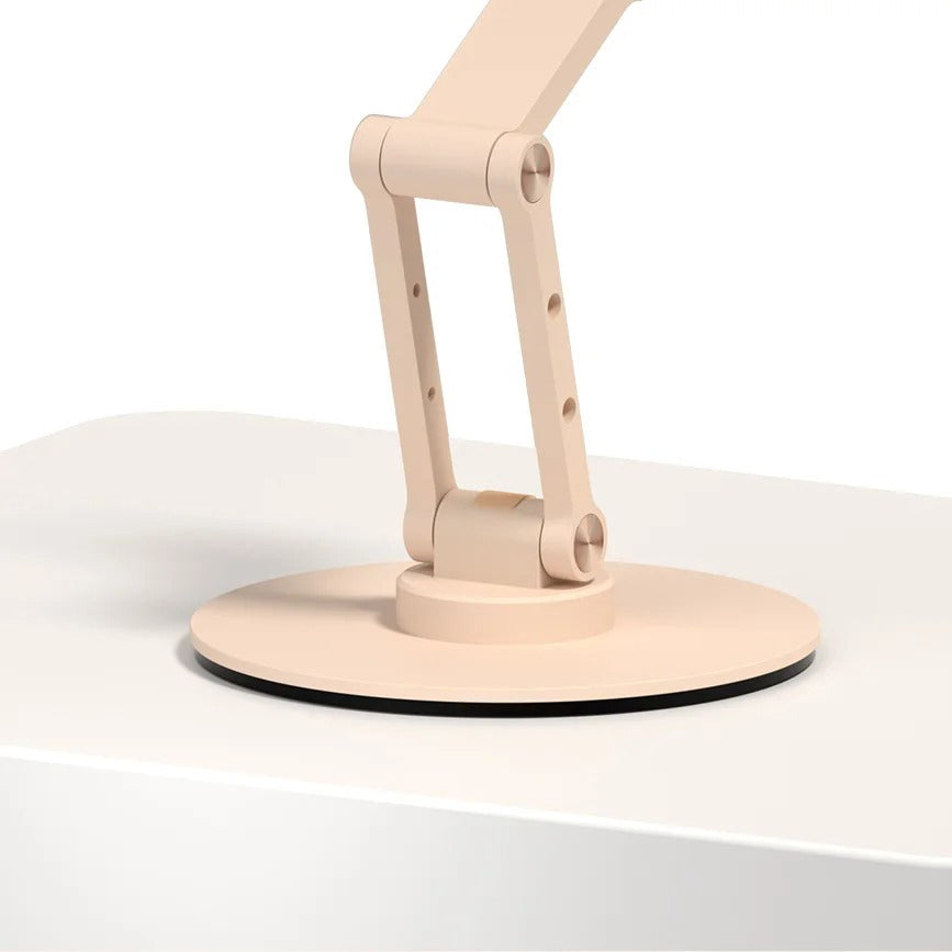 High-Quality iPhone MagSafe Magnetic Desk Phone Stand, 360° Rotating Aluminum Holder with Height Adjustment & Foldable Stable Base