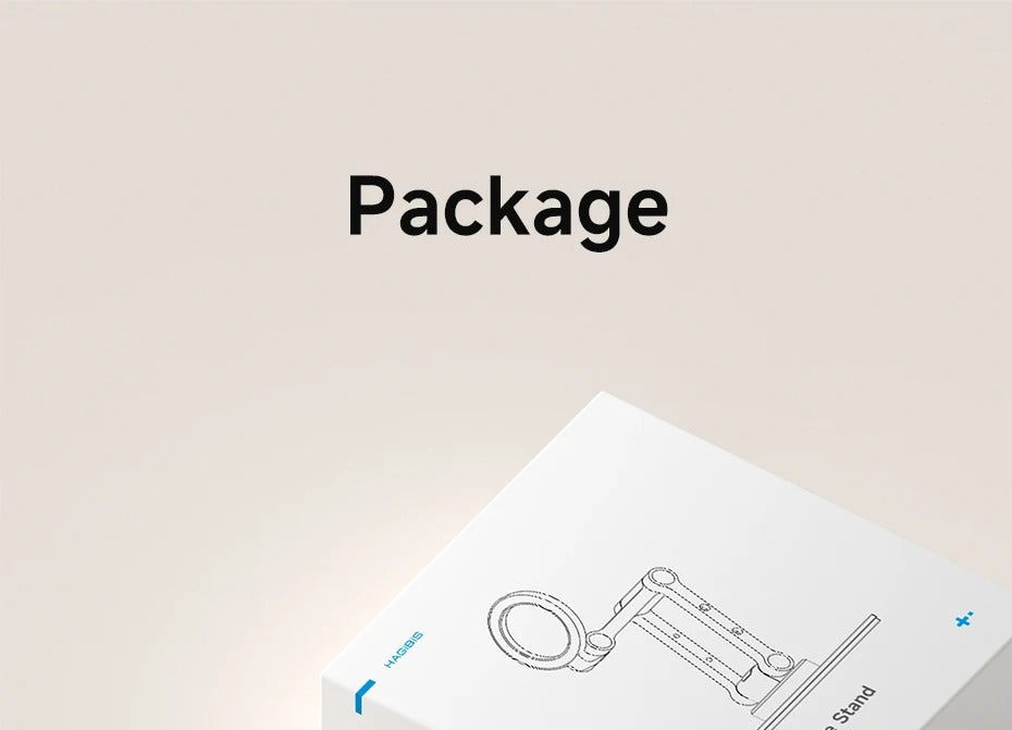 High-Quality iPhone MagSafe Magnetic Desk Phone Stand, 360° Rotating Aluminum Holder with Height Adjustment & Foldable Stable Base