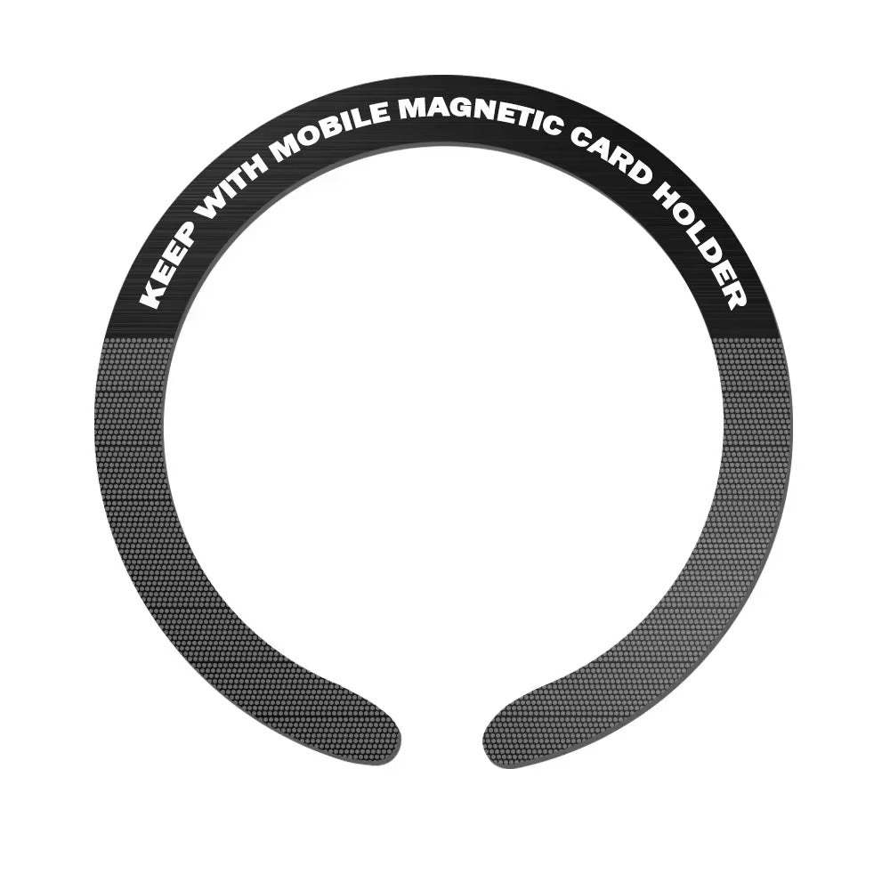 High-Quality iPhone MagSafe Magnetic Ring Adapter, Universal Metal Sticker Plate for Wireless Charging & Car Mount Compatibility