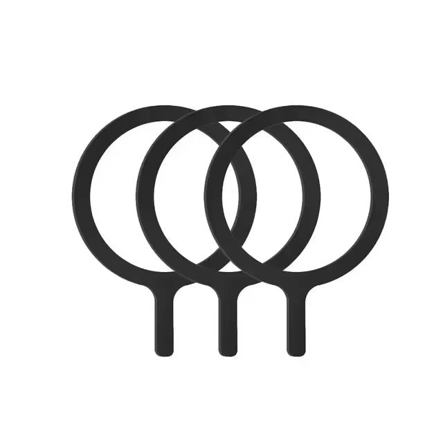 High-Quality iPhone MagSafe Magnetic Ring Adapter, Universal Metal Sticker Plate for Wireless Charging & Magnetic Mount Compatibility