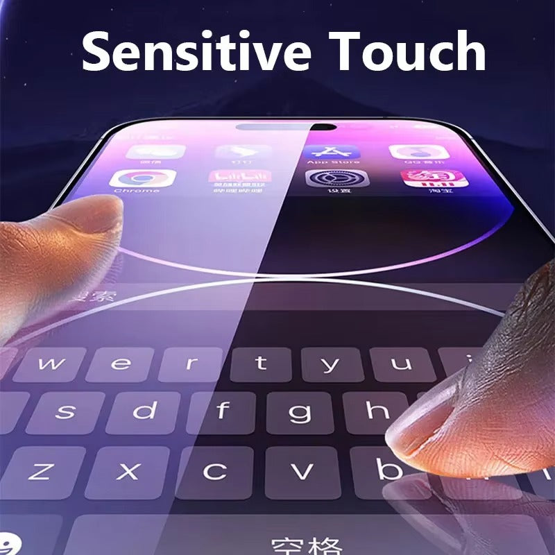 High-Quality iPhone Screen Protector Tempered Glass – Crystal Clear HD Full Coverage, Anti-Scratch & Anti-Break Protection