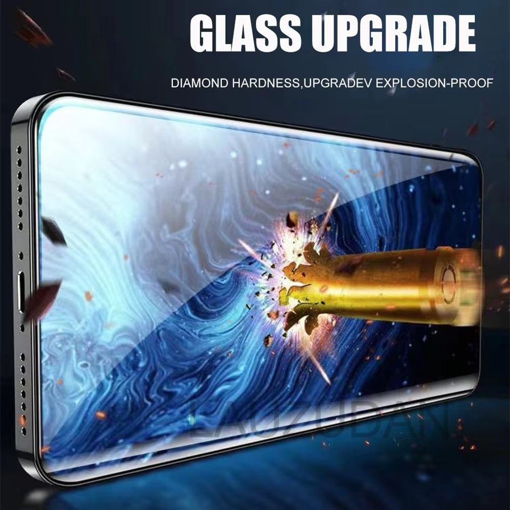 High-Quality iPhone Screen Protector in Tempered Glass – Clear Display Protection with Smudge Resistance, Scratch Defense & Shatter-Control Front Film