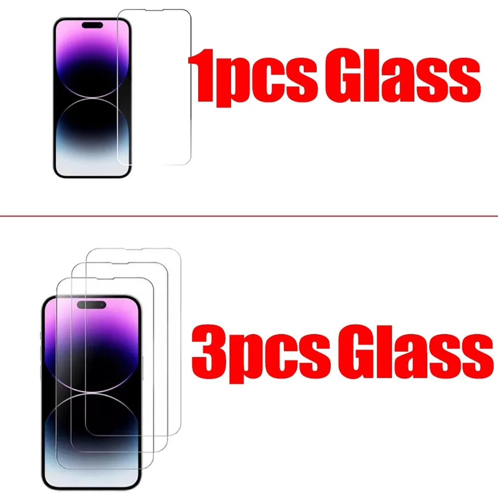 High-Quality iPhone Tempered Glass Screen Protector, HD Clear Front Film with Anti-Scratch Protection and Precision Fit