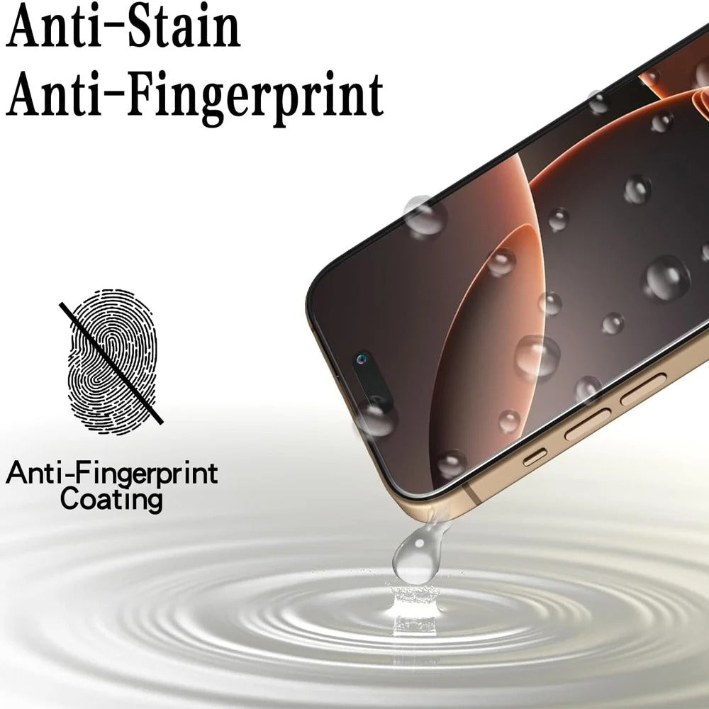 High-Quality iPhone Tempered Glass Screen Protector, HD Clear Front Film with Anti-Scratch Protection and Precision Fit