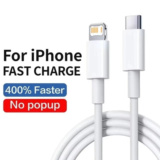 High-Quality iPhone USB-C Fast Charging Cable, 35W PD Power Data Cable with Durable TPE/TPU Build for Reliable Everyday Charging