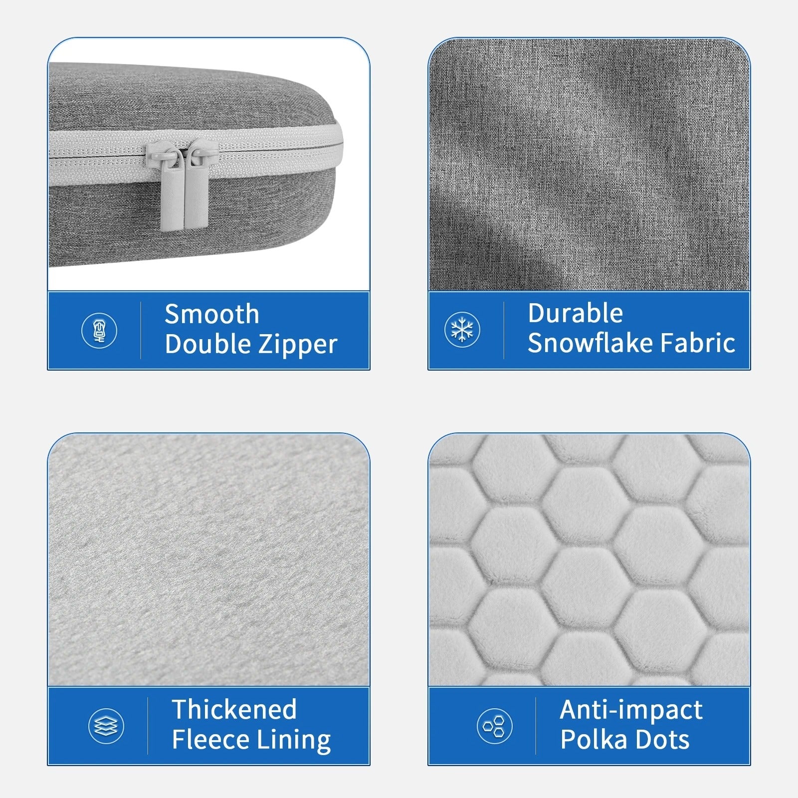 Luxury AirPods Max Premium Protective Travel Case with Smart Sleep Mode, EVA Hard Shell Carrying Bag for Safe Storage