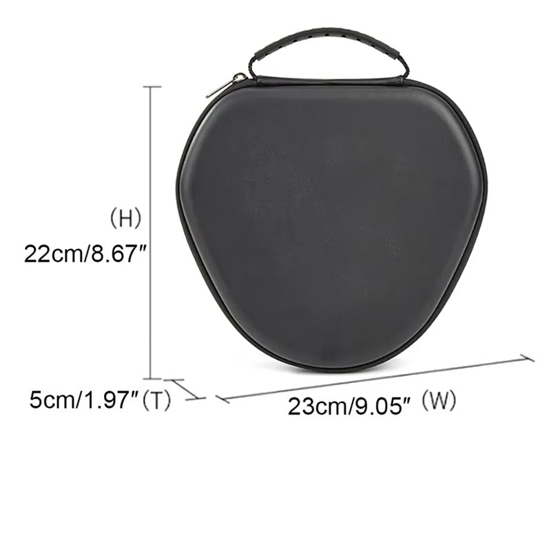 Luxury AirPods Protective Case Max Leather Smart Sleep, Premium Storage Bag with Full Coverage Protection for Headphones