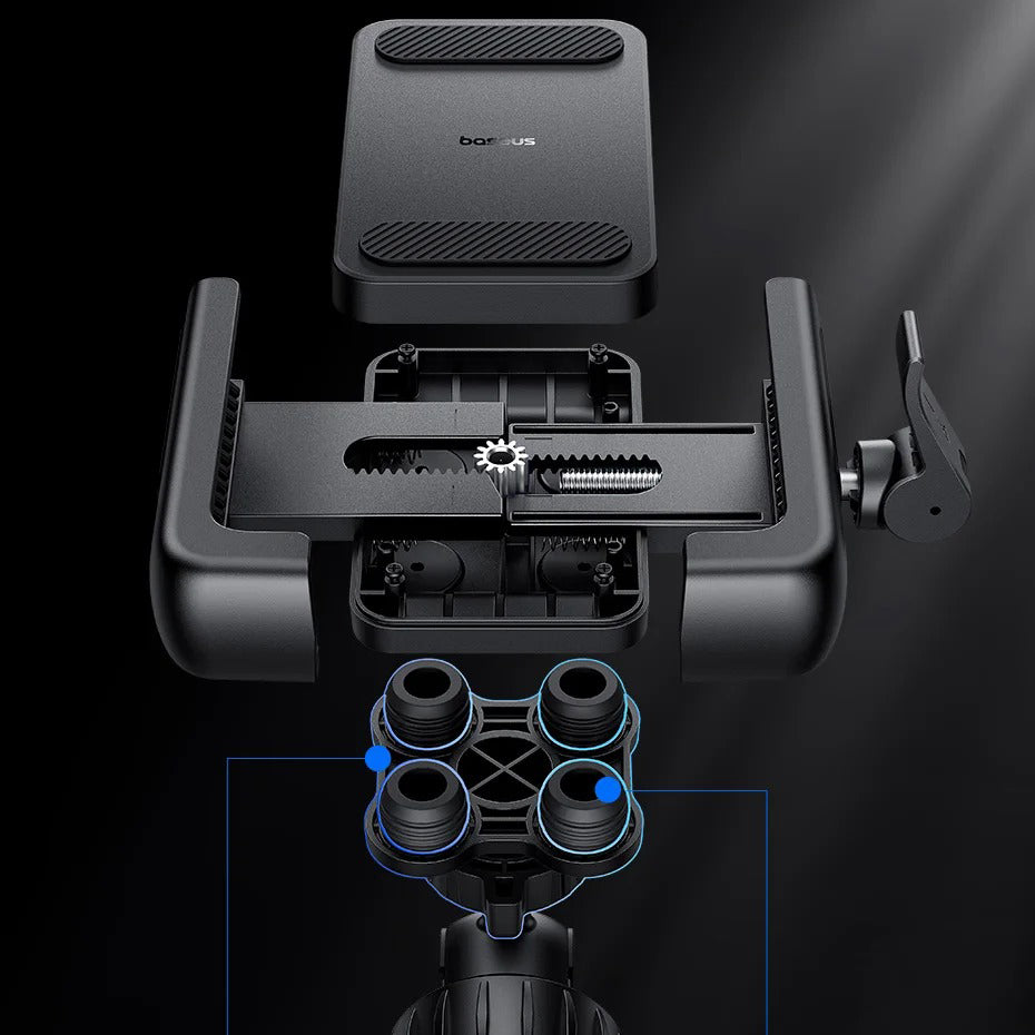 Luxury Gravity Bike Phone Holder with 360° Rotation, Secure Handlebar Mount, One-Handed Auto Lock Design for Cycling