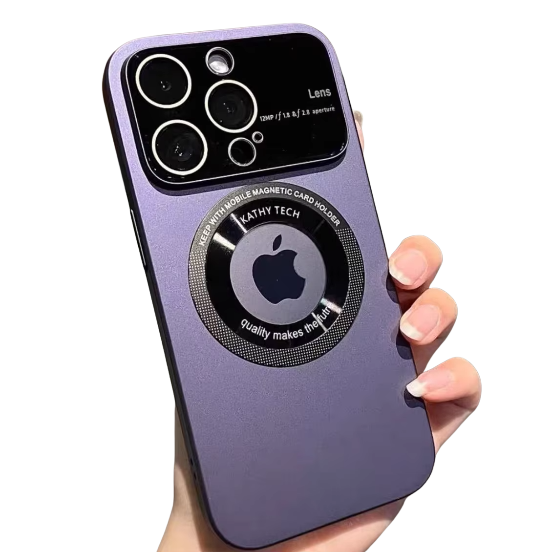 Luxury Matte Magnetic iPhone Case — Magsafe Wireless Charging, Lens Protection, Shockproof, Anti-Fingerprint, Anti-Scratch, Dustproof Full Coverage Cover