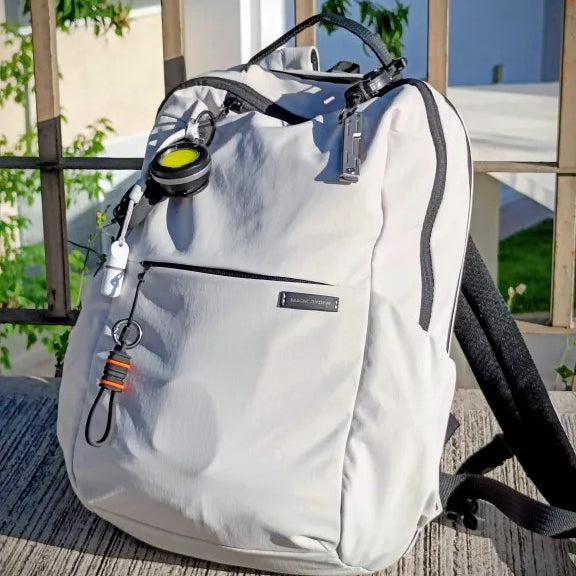 Luxury Men's Casual Commuter Backpack, Lightweight Nylon Travel Daypack with Laptop Compartment