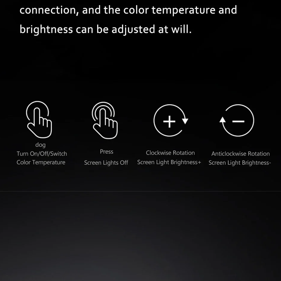 Luxury Monitor Screen Light Bar with Wireless Remote Control, Eye Protection LED Desk Lamp, Hanging Display Light for PC & Office Use