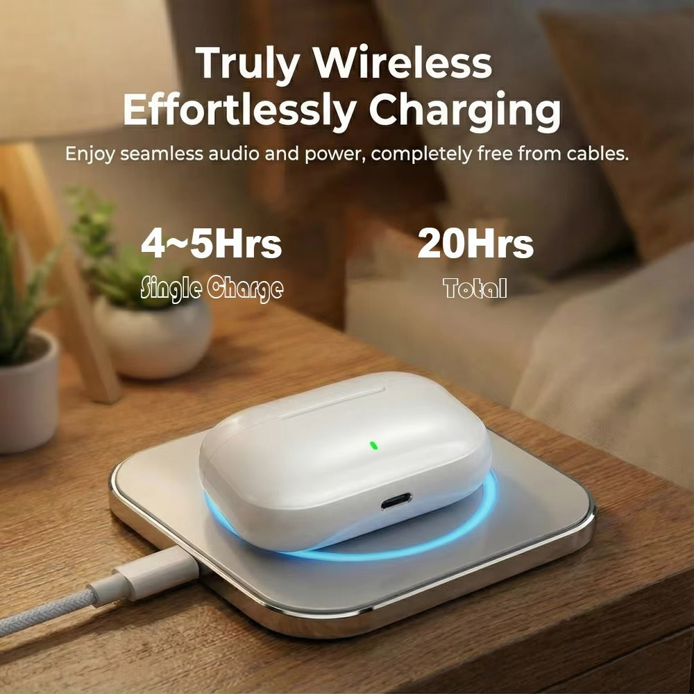 Luxury True Wireless Earbuds, Bluetooth Noise Cancelling In-Ear Headphones with HiFi Stereo & Waterproof Design