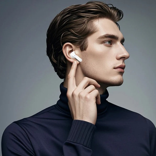 Luxury True Wireless Earbuds, Bluetooth Noise Cancelling In-Ear Headphones with HiFi Stereo & Waterproof Design