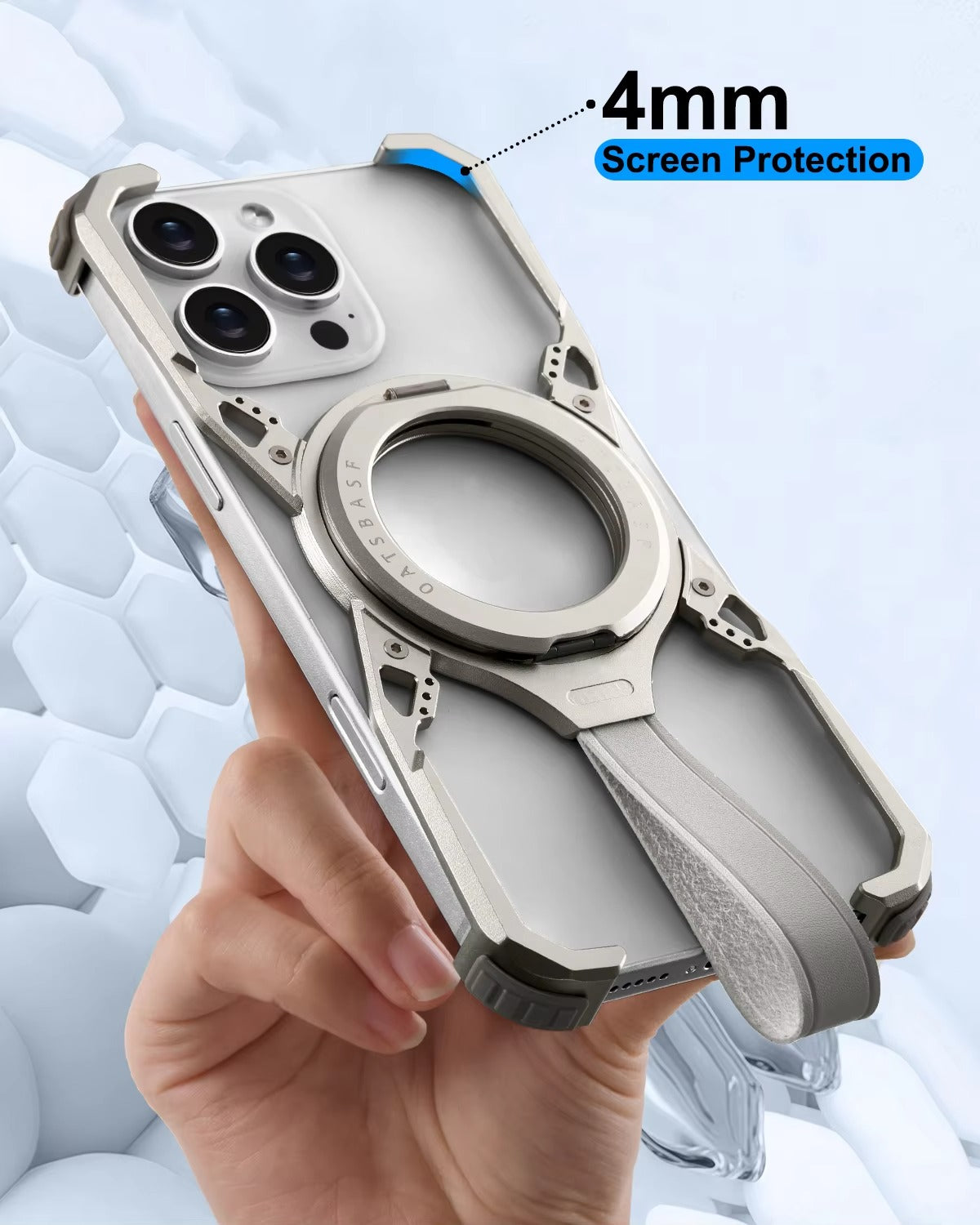 Luxury iPhone Case MagSafe Compatible Metal Frame — 360° Magnetic Aluminum Alloy Cover with Bracket Stand, Frameless Shockproof Anti-Fingerprint Protection