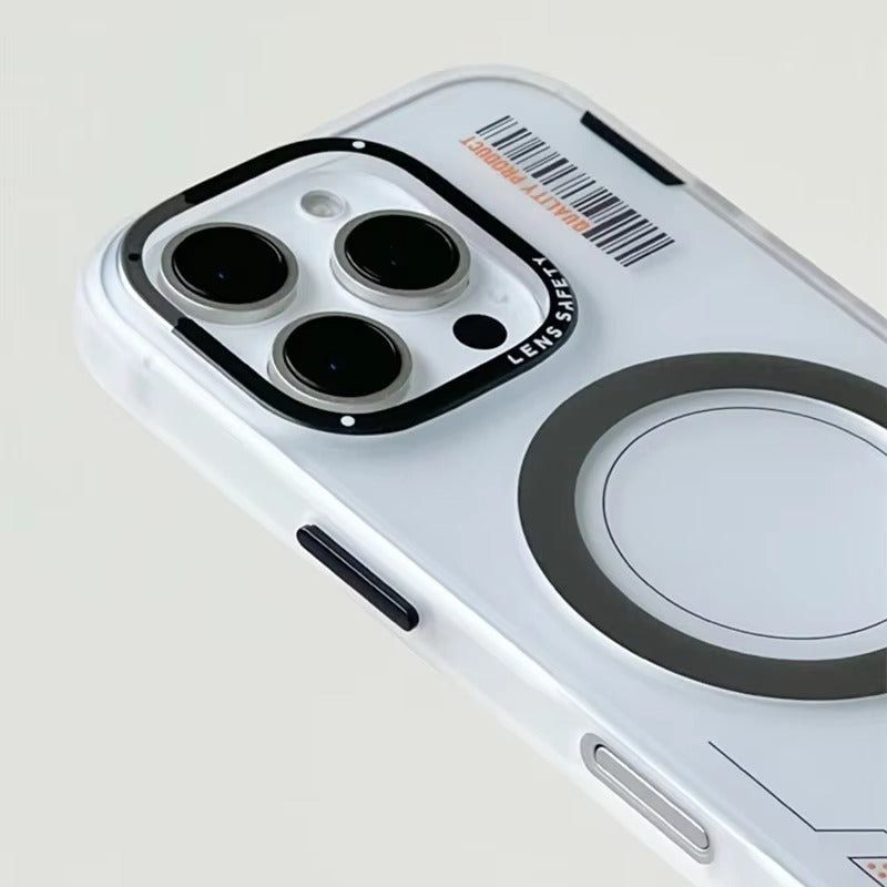 Luxury iPhone Case MagSafe Compatible Shockproof Protection — Skin-Touch Matte Hard PC Armor Cover, Anti-Fingerprint Translucent Design, Wireless Charging Support