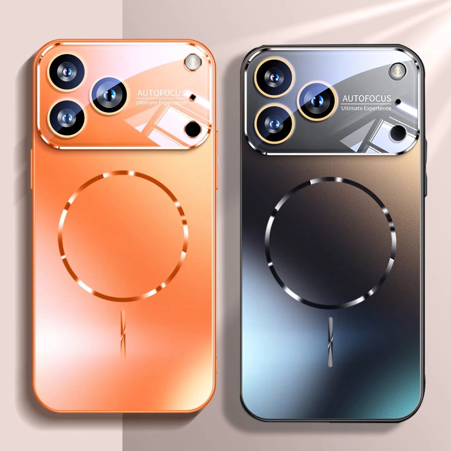 Luxury iPhone Case — AG Nano Matte Hard Back Magnetic Cover with Anti-Fingerprint Acrylic Design & MagSafe Wireless-Charging Support