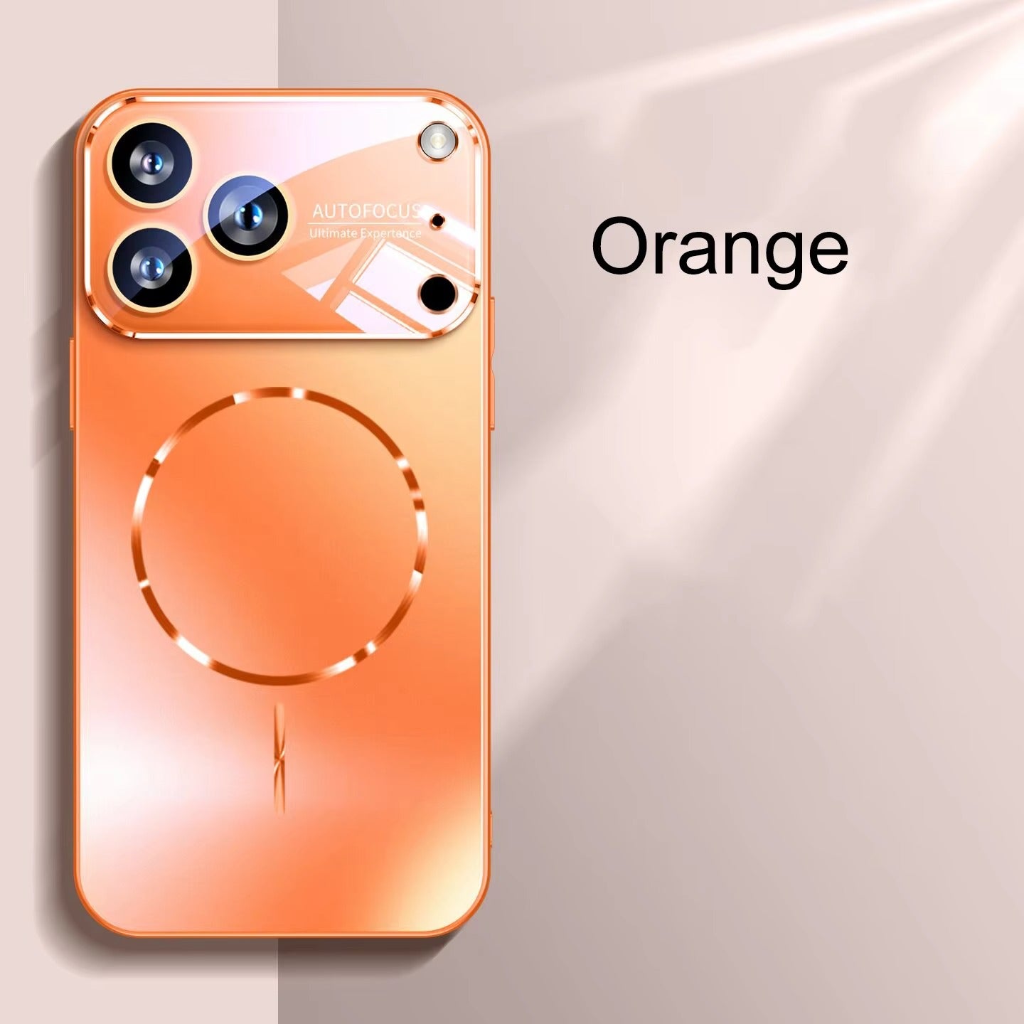 Luxury iPhone Case — AG Nano Matte Hard Back Magnetic Cover with Anti-Fingerprint Acrylic Design & MagSafe Wireless-Charging Support