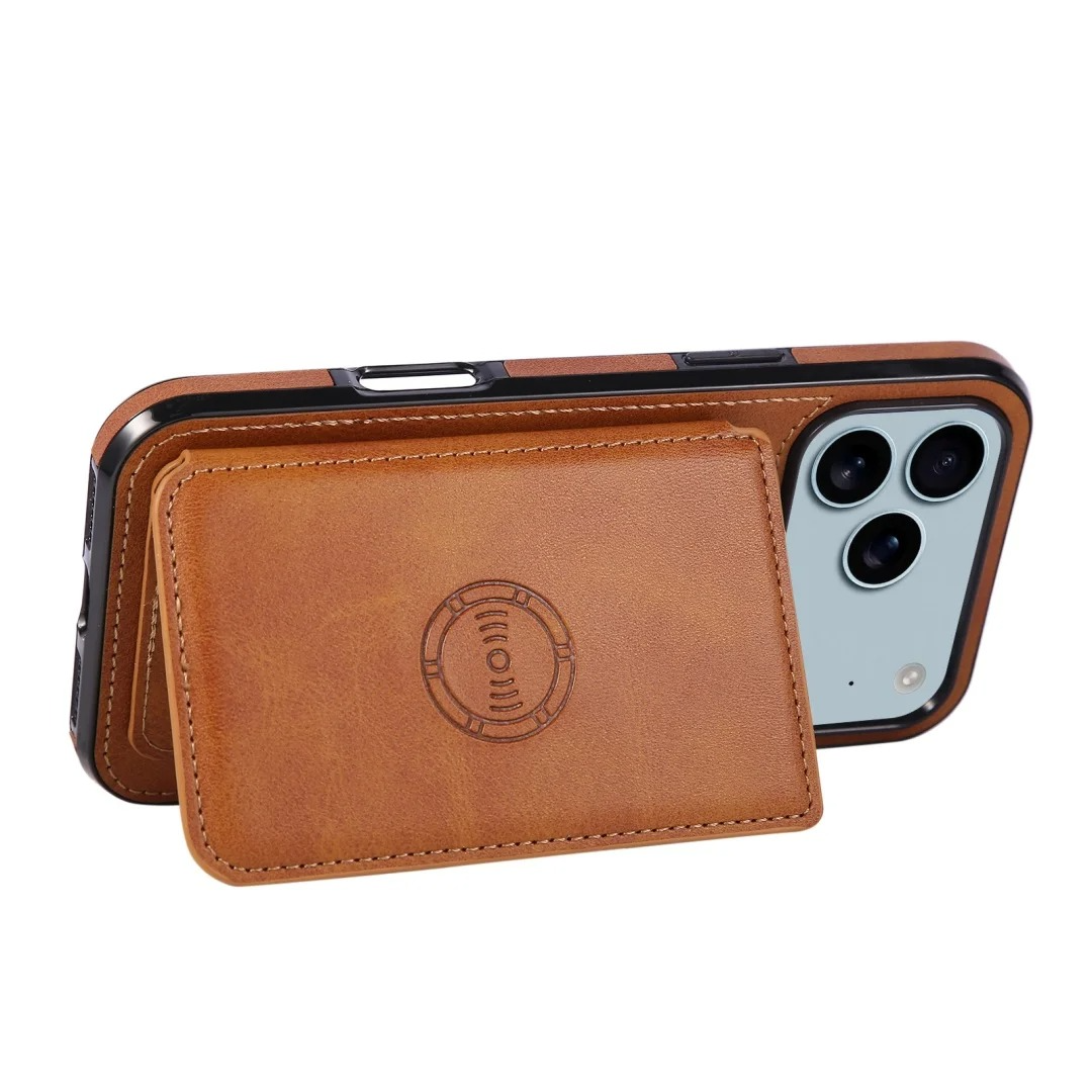 Luxury iPhone Case — Anti-Theft Magnetic Leather Wallet with RFID Blocking, Full Protection, Card Slots & Shockproof Design