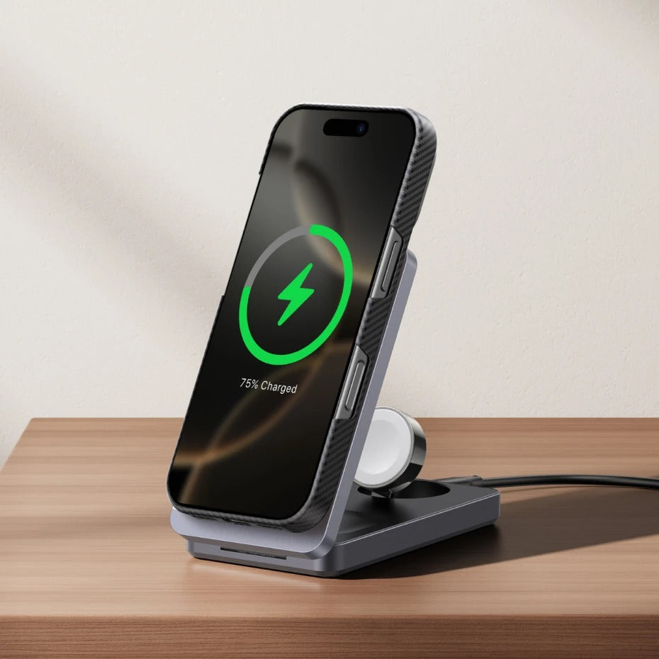 Luxury iPhone Case — Aramid Fiber Slim Hard Cover with Military-Grade Protection, Matte Black Finish, Shockproof and Durable Design