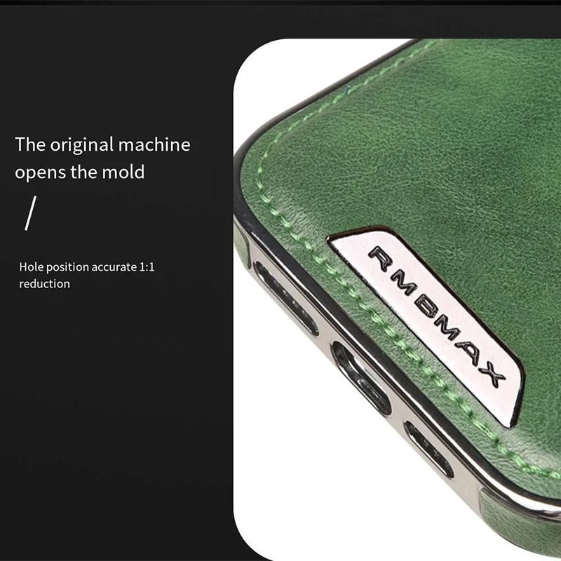 Luxury iPhone Case — Business Leather Magnetic Full-Coverage Shockproof PU Leather Cover, Non-Slip Protection