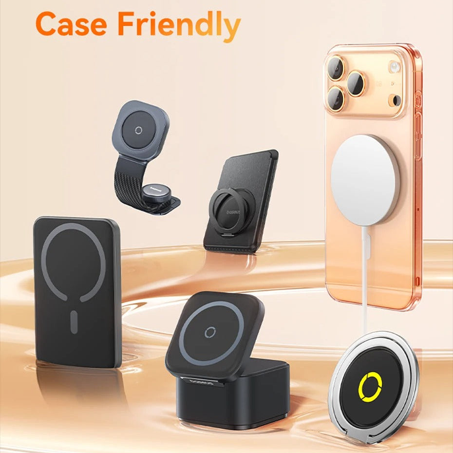 Luxury iPhone Case — Clear MagSafe Magnetic Cover with Ultra-Thin Anti-Yellowing PC Design, Strong N54 Magnets and Shockproof Grip Protection