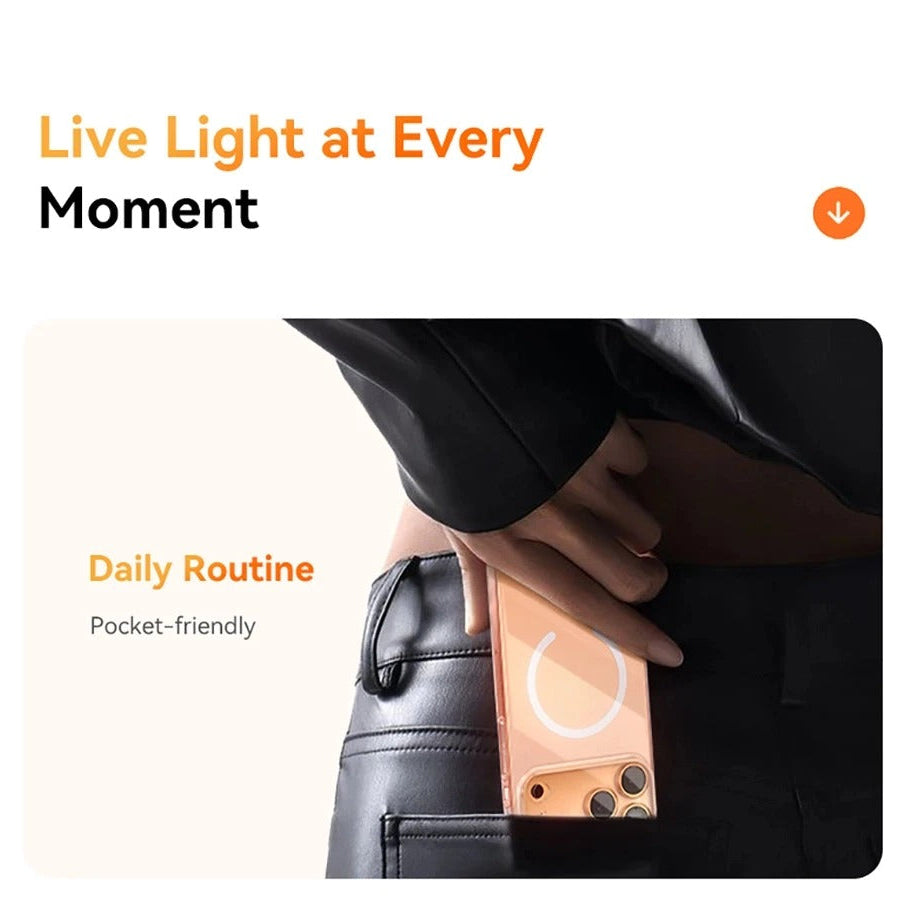 Luxury iPhone Case — Clear MagSafe Magnetic Cover with Ultra-Thin Anti-Yellowing PC Design, Strong N54 Magnets and Shockproof Grip Protection