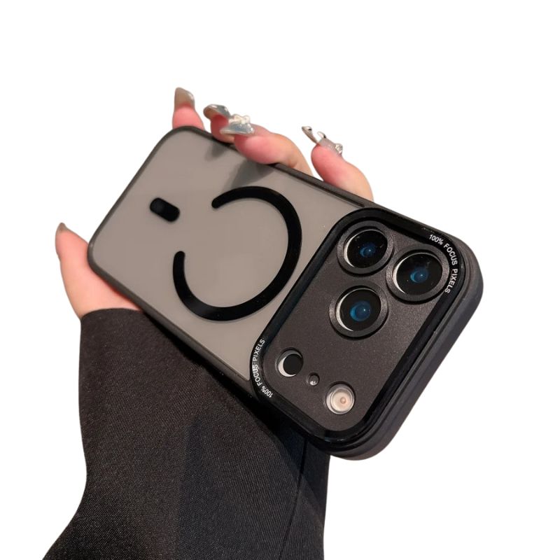 Luxury iPhone Case — Clear PC Magnetic Armor Cover with MagSafe, Shockproof TPU Bumper, Camera Protector and Anti-Skid Scratch-Resistant Design