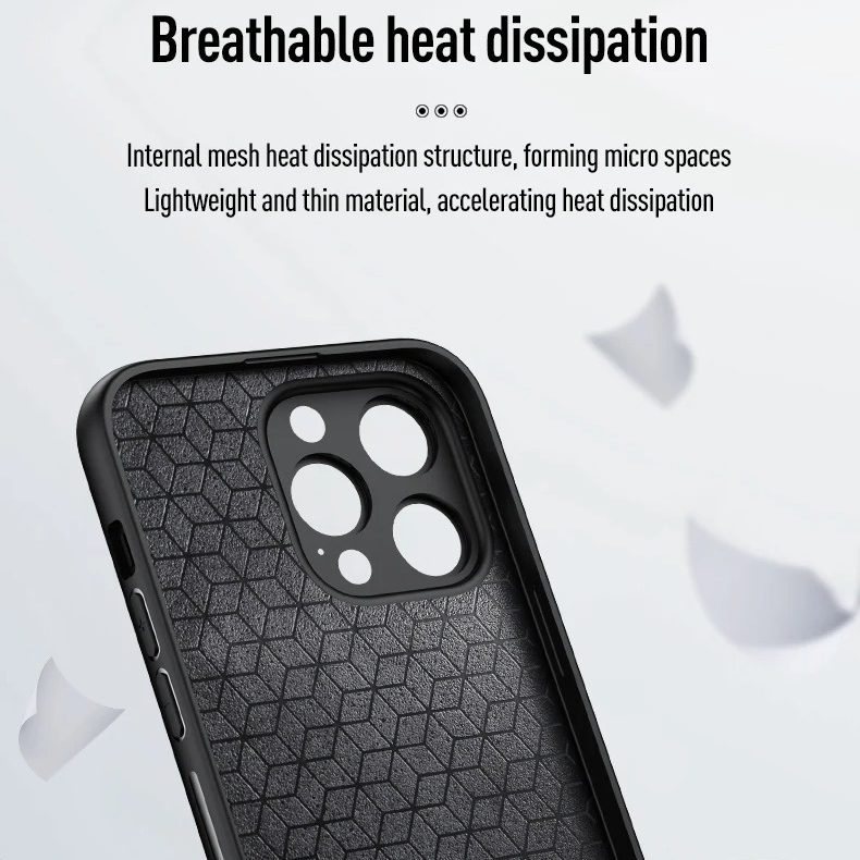 Luxury iPhone Case — Cloth Leather Deer Head Pattern Cover with Shockproof Soft Full-Coverage Protection, Anti-Fingerprint Matte Non-Slip Design