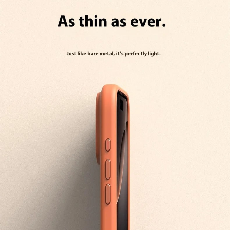 Luxury iPhone Case — Creative AI Intelligent Camera Button Clear Armor Magnetic Protective Cover for Full Protection