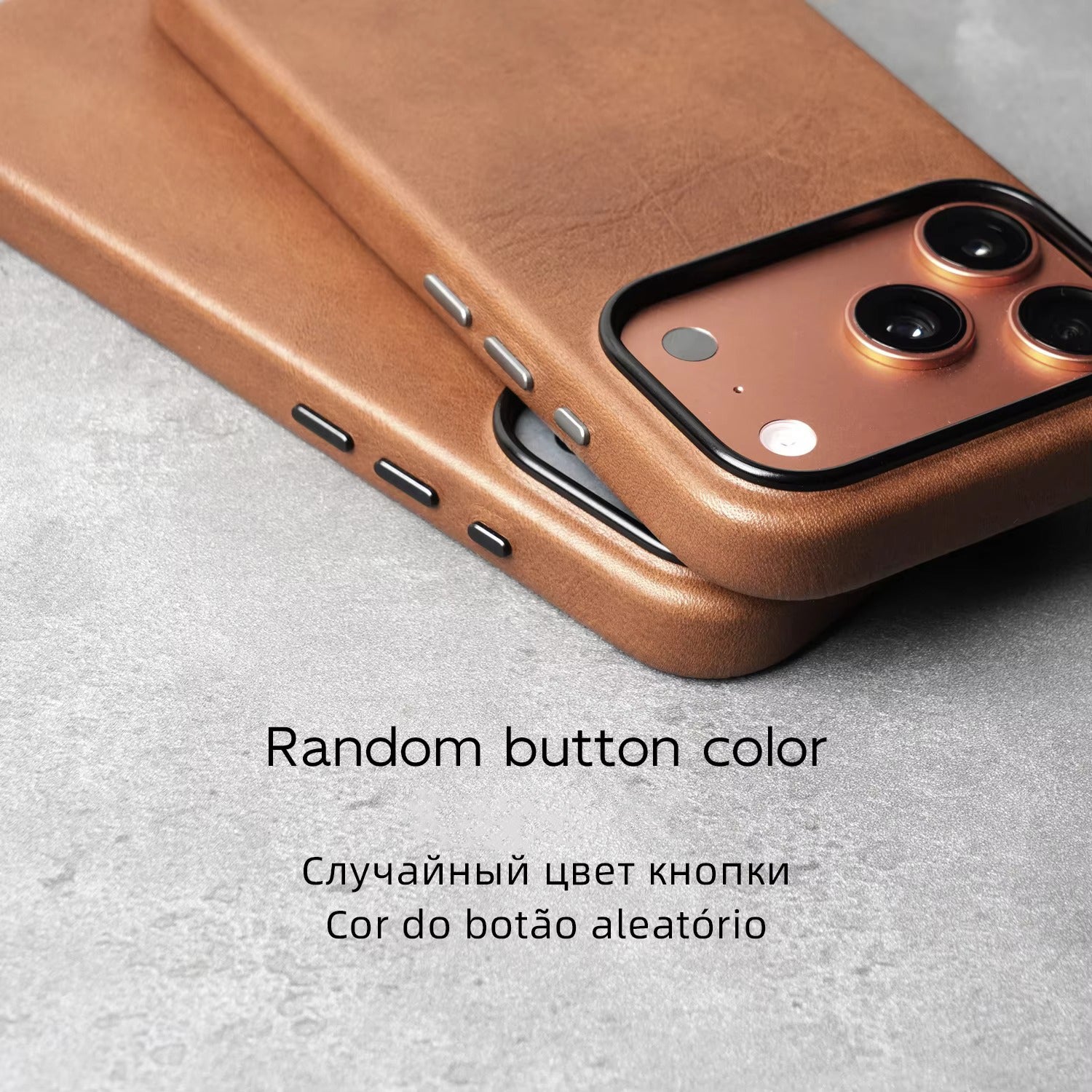 Luxury iPhone Case — MagSafe Genuine Cowhide Leather Cover with Retro Full-Body Design and Anti-Fingerprint Magnetic Protection